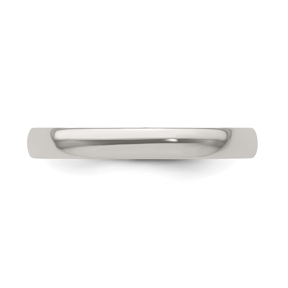 Edward Mirell Titanium Half Round 3mm Polished Band Size 8