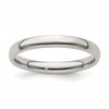 Edward Mirell Titanium Half Round 3mm Polished Band Size 11