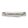 Edward Mirell Titanium Half Round 4mm Polished Band Size 7.5