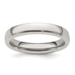 Edward Mirell Titanium Half Round 4mm Polished Band Size 7.5