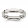 Edward Mirell Titanium Half Round 4mm Polished Band Size 6