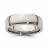 Edward Mirell Titanium Half Round 7mm Polished Band Size 11