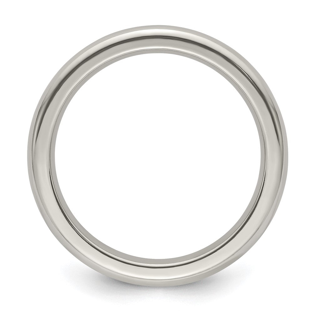 Edward Mirell Titanium Domed 3mm Polished Band Size 10.5
