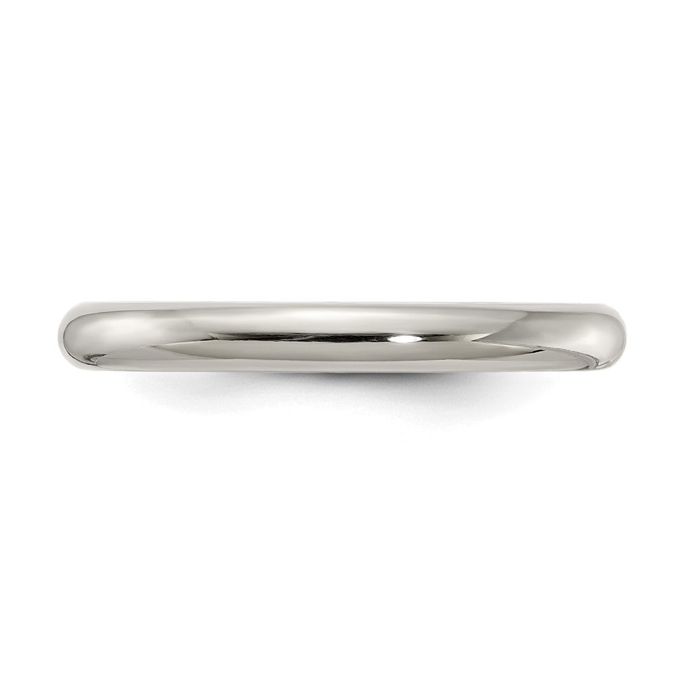 Edward Mirell Titanium Domed 3mm Polished Band Size 7.5