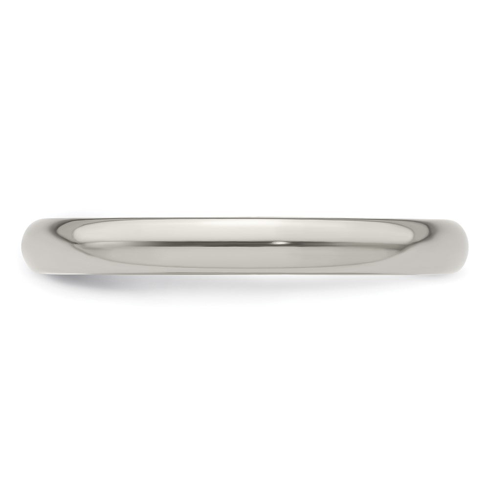Edward Mirell Titanium Domed 3mm Polished Band Size 10.5