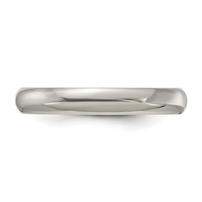 Edward Mirell Titanium Domed 4mm Polished Band Size 8