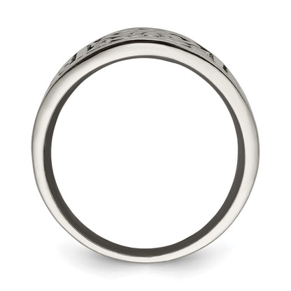 Edward Mirell Titanium Flat Casted Design Brushed/Polished 16mm Band