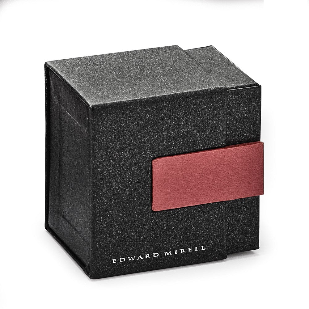 Edward Mirell Titanium Black Ti Textured Lines 7mm Band