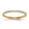 True Origin 14K Yellow Gold 1/2 carat Lab Grown Diamond VS+ F+ Size 9 Complete Eternity Band