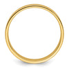 14k Yellow Gold 5mm Lightweight Flat Wedding Band Size 5