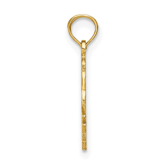 14K CAPRICORN Zodiac Charm