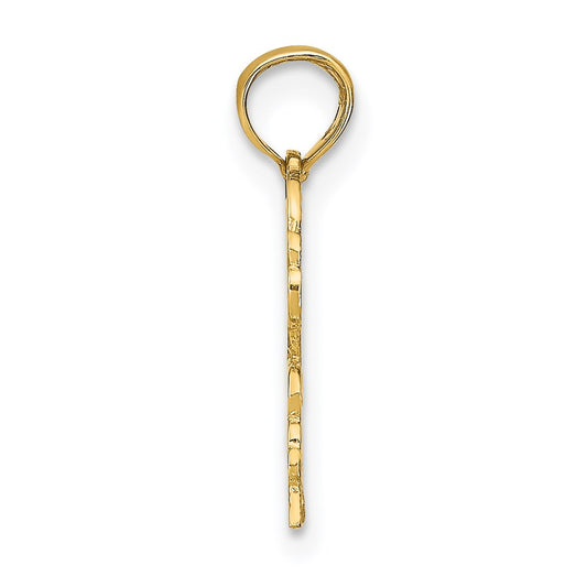 14K CANCER Zodiac Charm