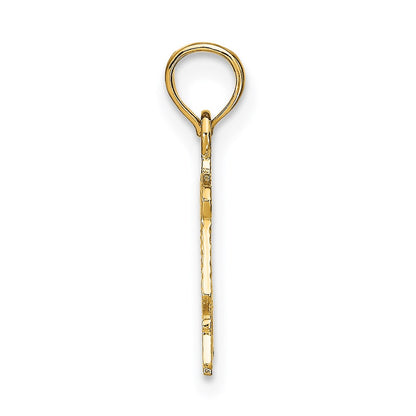 14K LIBRA Zodiac Charm