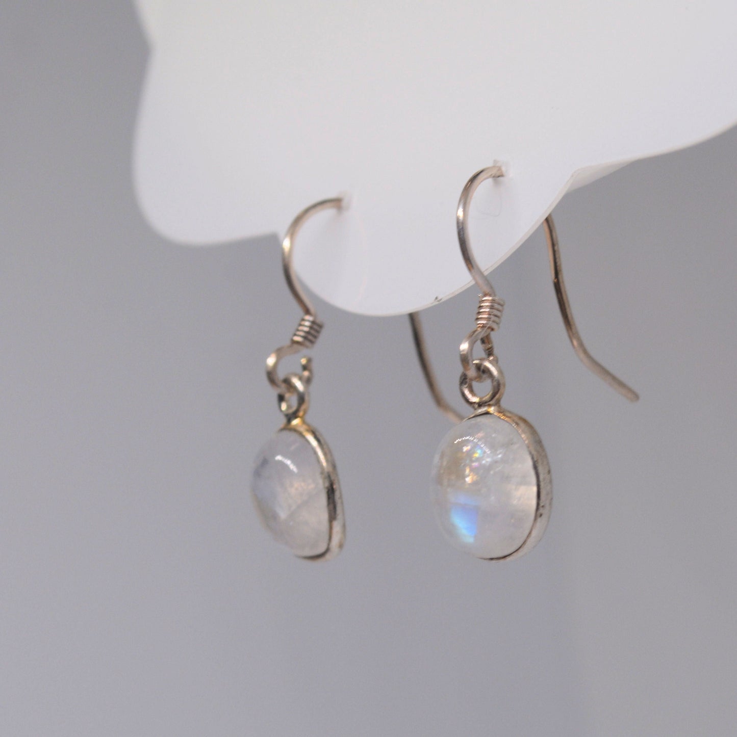 Rainbow Moonstone Earring