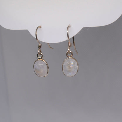 Rainbow Moonstone Earring