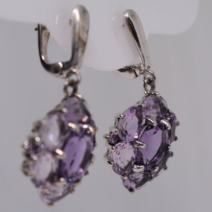 Dazzling Amethyst Earrings
