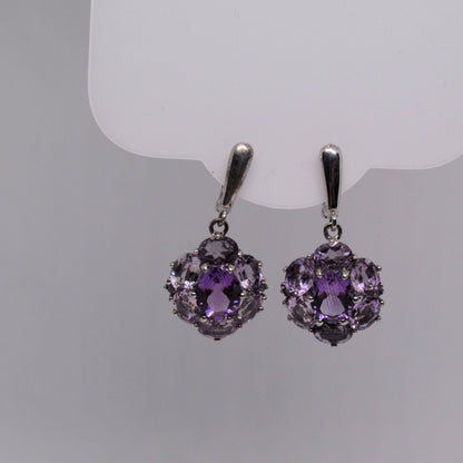 Dazzling Amethyst Earrings