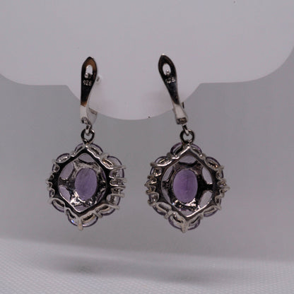Dazzling Amethyst Earrings