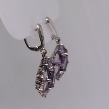 Dazzling Amethyst Earrings
