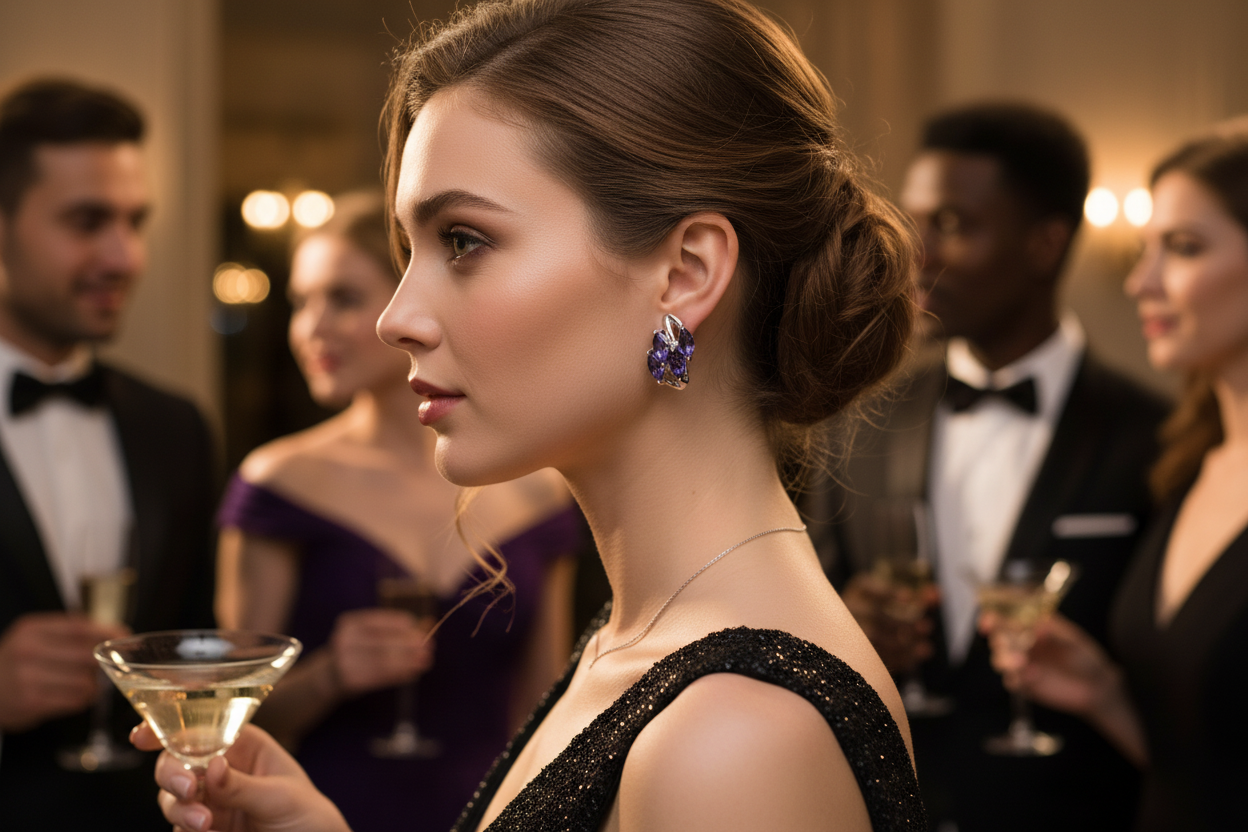 Iolite Earrings