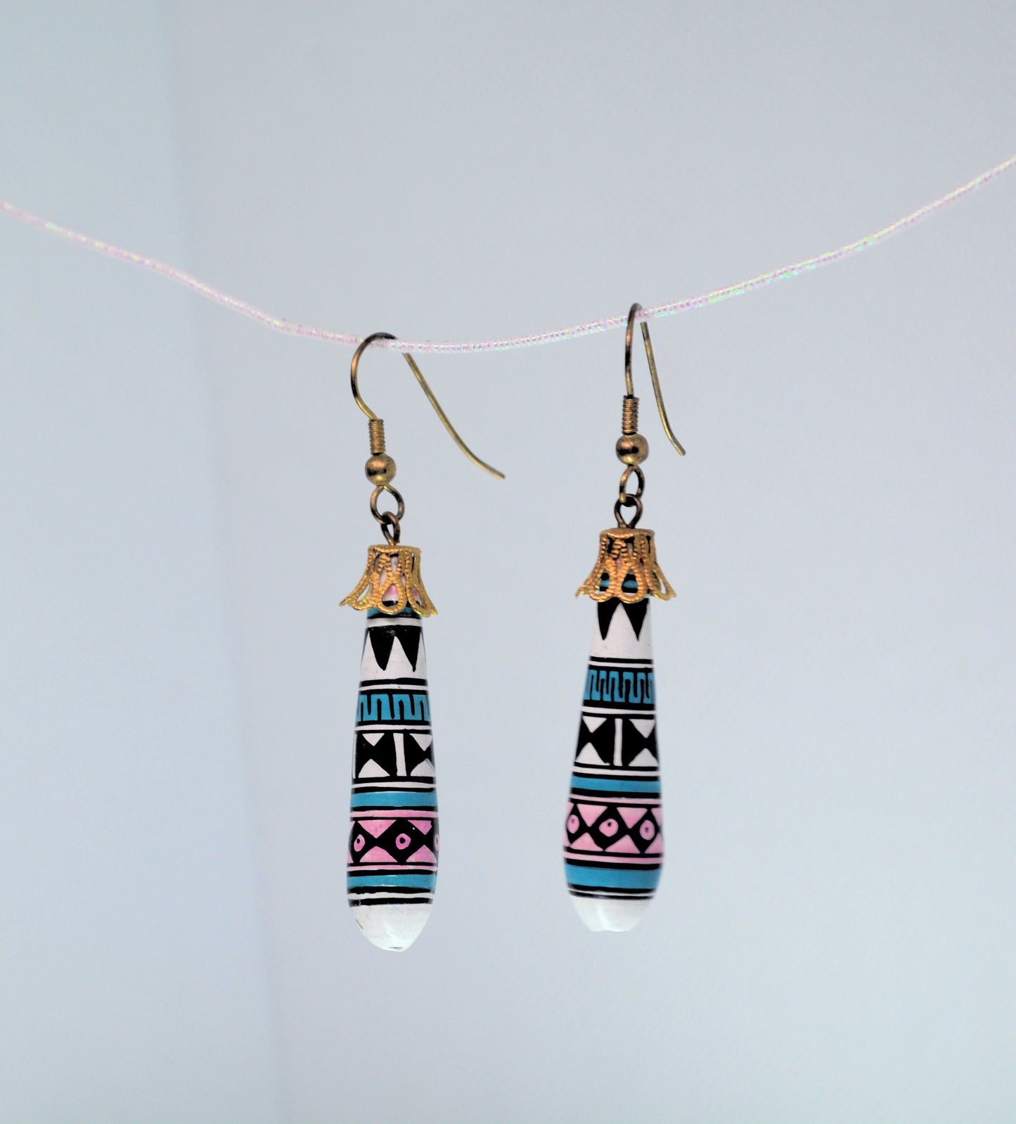 Pottery Dangle Earrings