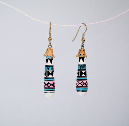 Pottery Dangle Earrings