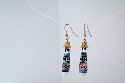 Pottery Dangle Earrings