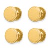 Kelly Waters Gold-plated Florentine Beaded Four Piece Tuxedo Studs Set