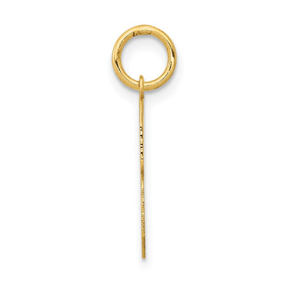 14k Medium Polished Number 8 Charm