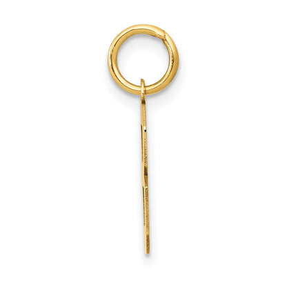 14k Small Polished Number 8 Charm