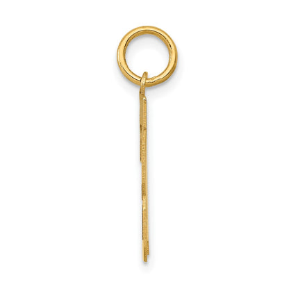 14k Small Polished Number 23 Charm