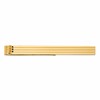10k Men's Grooved Tie Bar