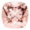 4mm Antique Cushion Morganite AA Quality