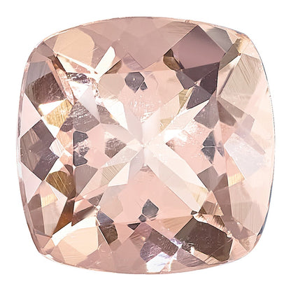 6mm Antique Cushion Morganite AA Quality