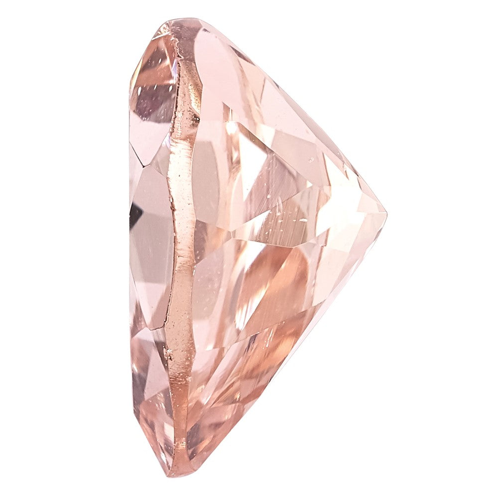 7mm Heart Morganite AA Quality