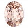 12x10mm Oval Morganite AA Quality
