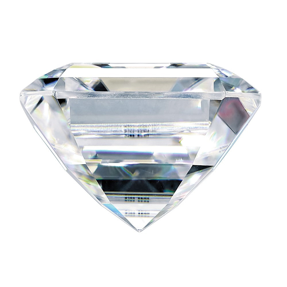 10mm Asscher Pure Light D-E-F Moissanite
