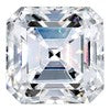 6mm Asscher Pure Light D-E-F Moissanite