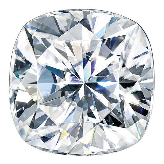 Moissanite Pure Light D-E-F Color 8mm Cushion