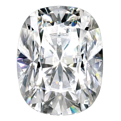 10x8mm Cushion Long True Light G-H-I Moissanite