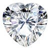 7mm Heart Pure Light D-E-F Moissanite
