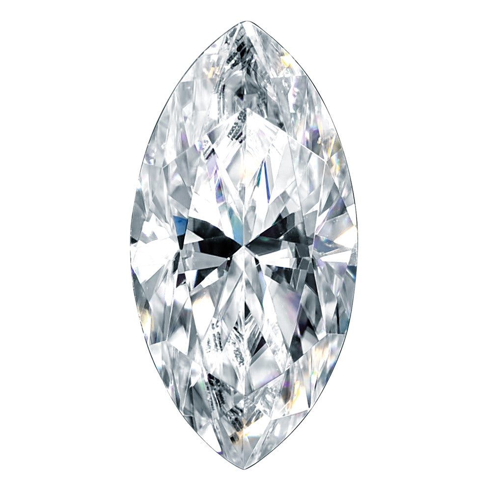 12x6mm Marquise Pure Light D-E-F Moissanite
