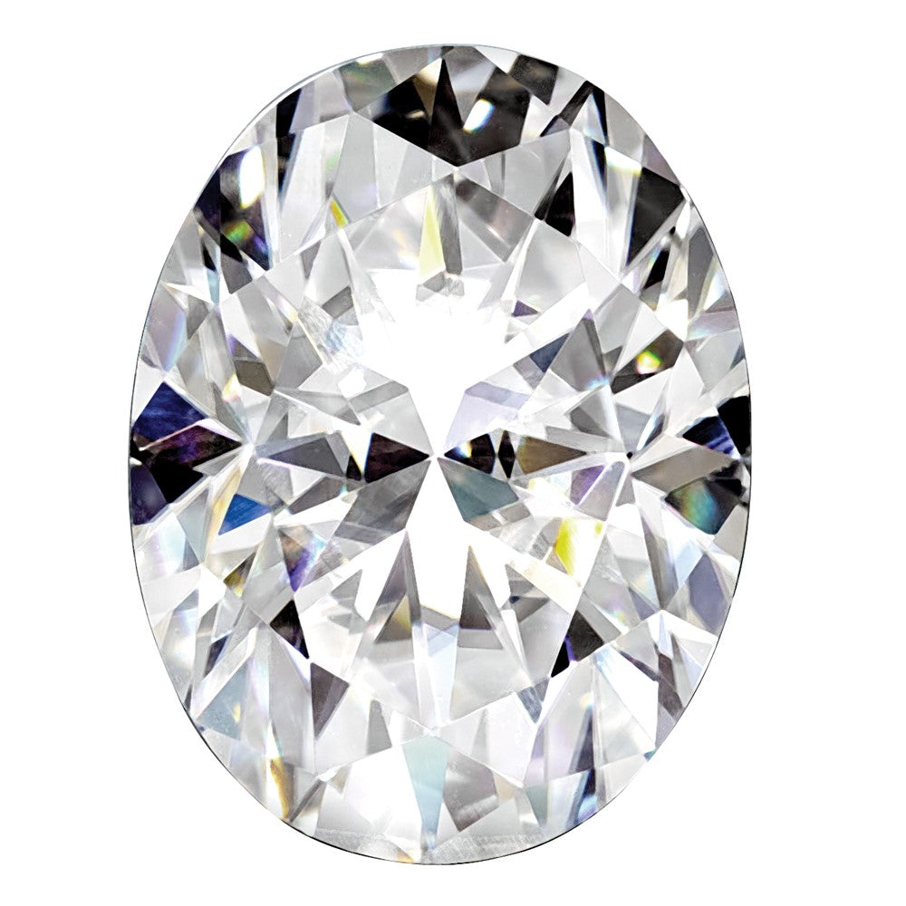 Moissanite True Light G-H-I Color 11x9mm Oval