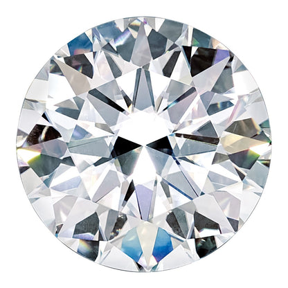 9mm Round Old European Pure Light D-E-F Moissanite