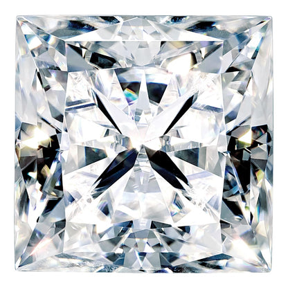 4mm Square Brilliant Pure Light D-E-F Moissanite