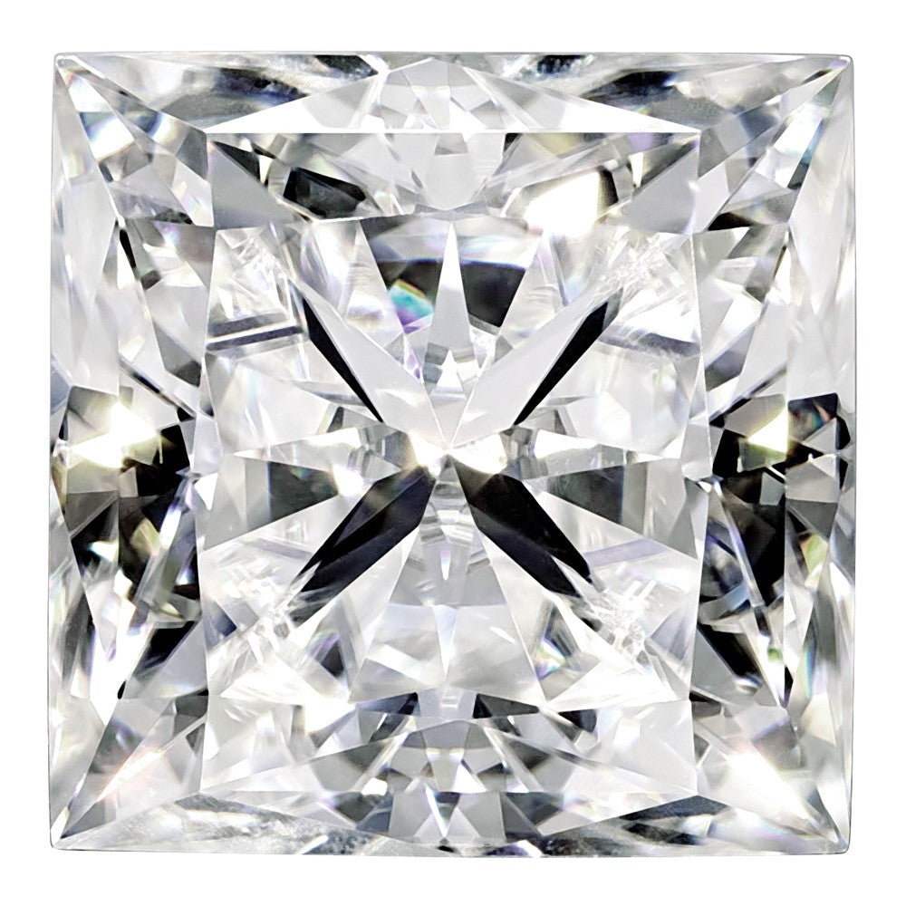 4mm Square Brilliant True Light G-H-I Moissanite