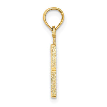 14k Polished Number 8 Pendant