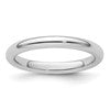 Platinum 2.5mm Comfort-Fit Wedding Band Size 4