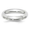 Platinum 4mm Comfort-Fit Wedding Band Size 8.5