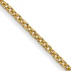 14K 16 inch 1mm Round Open Link Cable with Lobster Clasp Chain